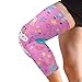sanluoli Rainbow Color Cute unicorns elastic knee brace for women (1 pair) Support for All Sports knee guards for men for Bike, Bike, Bike, Bike