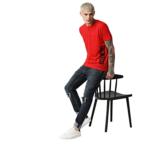 Image of Pepe Jeans Innerwear Men's Solid Slim Fit T-Shirt