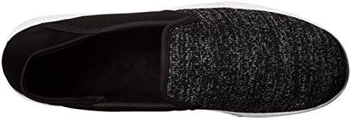 Dearfoams Men's Knit Fold Down Closed Back Slipper, black, XL Regular US | Image 4