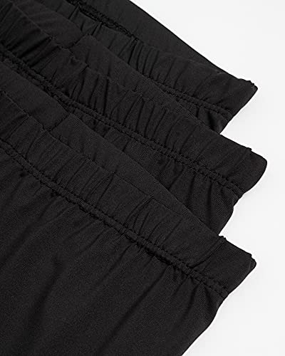 Sweet Hearts Girls' Active Bike Shorts - 3 Pack Performance Bike Shorts (7-16), Size 10-12, All Black #TOP1