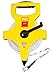 Starrett - KTS537-200-N KTS537-200M-N ABS Plastic Yellow Case Open Reel Fiberglass Long Tape, English Graduation Style, 200