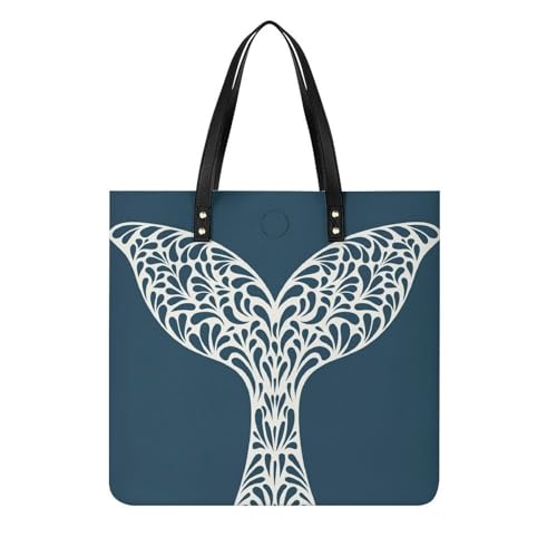 Sac shopping poisson grand format : sac à main shopper souple et léger pour le quotidien