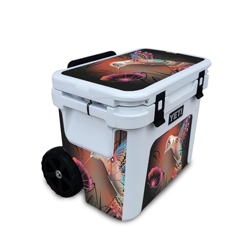 Image of Skin Compatible with Yeti Roadie 32 Wheeled Cooler - Cyborg Nature - Premium 3M Vinyl Protective Wrap Decal Cover - Easy to Apply | Crafted in The USA by MightySkins