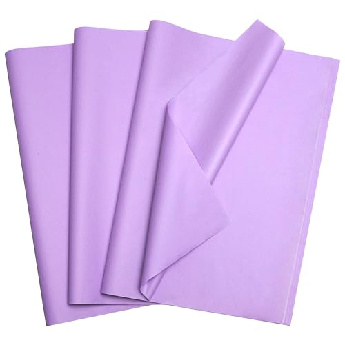 Image of Bobobag 100 Sheets Lavender Purple Tissue Paper 20 inchX14 inch Tissue Paper for Gift Bags, Gift Wrapping Tissue, Christmas Tissue Paper Anniversary Holiday Decoration Arts Craft