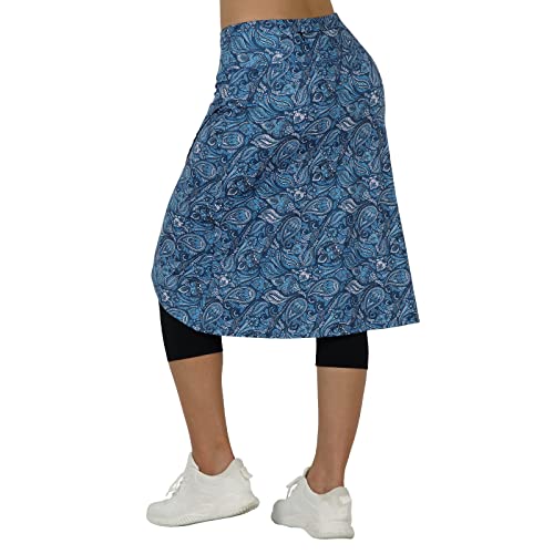 Image of ANIVIVO Skirted Legging for Women, Yoga Legging with Skirts &Women Tennis Leggings Clothes Pockets