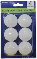 Kit Bolinha Tênis De Mesa/Ping-pong 40mm Com 6 Peças
