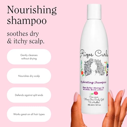 Rizos Curls Wash Day Bundle, Hydrating Shampoo & Deep Conditioner Bundle, Gently Cleanse And Hydrate Curly Hair thumb #3