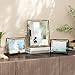 Umbra Prisma Picture Frame, 5x7 Metal Photo Display for Desk or Wall, 5
