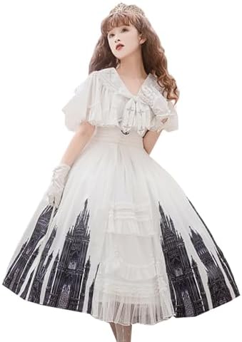 美品 BPN チュール入りワンピース ふんわり ゴスロリ フラワー