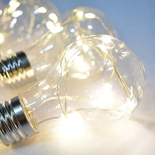 Cordão Fio Fada 100 Leds 10 Lâmpadas - 5m Bivolt Usb/Pilha Luz Dourada Pisca Pisca