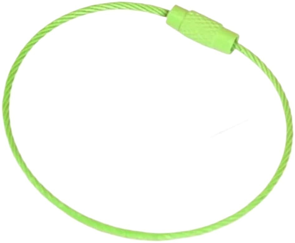 Porte-clés en corde métallique durable pour fille et ornements auto