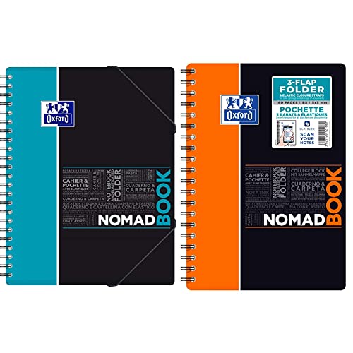 Cahier Oxford NomadBook Seyès papier 90g de haute qualité pour notes parfaites