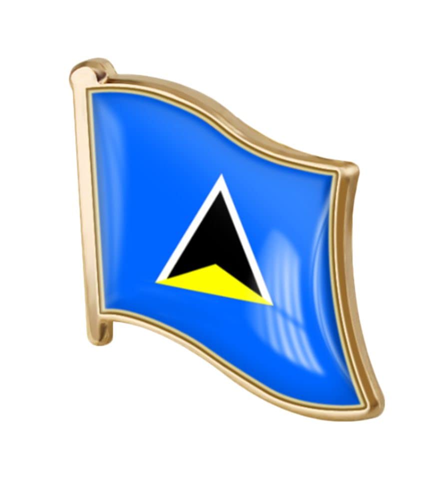 vmcoatduCountry Flag Pin Badge International Travel Brooch Metal Alloy Souvenir Pin for Hat Clothes Backpack