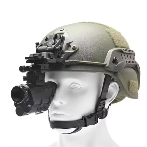 Gafas de visión Nocturna 2K Night - Monocular NVG de visión Nocturna con Montura para Adultos, 4 Modos de Color y Zoom Digital 4X, grabación de Fotos y Videos para Acampar