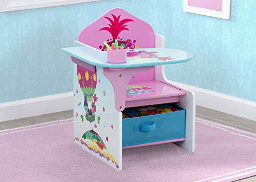 Delta Children Chair Desk with Storage Bin, Trolls World Tour by Delta Children - Image 2