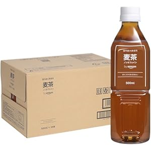 by Amazon 麦茶 500ml×24本 1,209円（50.4円/本）！プライム会員送料無料！