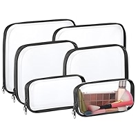 Amazon.com : Hoolerry 6 Pcs Hard Clear Zipper Case