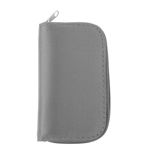 OKUMEYR Portable Memory Card Case with Zipper Closure Slots Organizer for Cards Lightweight and Convenient Storage for Easy Access and Organization