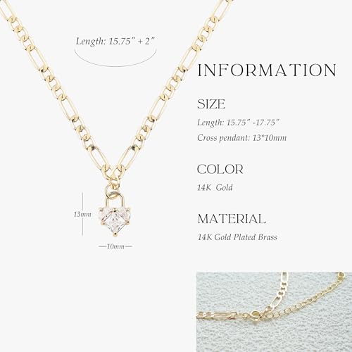 14K Gold Plated Heart Locket Women Necklace Elegant Minimalist Pendant with Adjustable 16"-18" Chain, Dainty Everyday Jewelry Gift for Her, Valentine’s Day, Birthday, Anniversary (Box Included)4