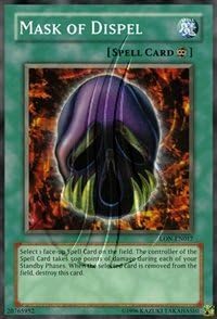 Amazon.com: Yu-Gi-Oh! - Mask of Dispel LON-17 Unlimited Edition Super ...