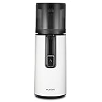 Hurom H400 Easy Clean Slow Juicer, White | Whole Produce Hopper | Quiet Motor | Scrub Free Cleaning | BPA Free | Easy Assembly | Cold Press Masticating Juicer
