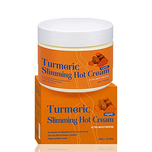 YOOUS Crème Chaude au Curcuma Extracurve, crème Anti-Cellulite brûle-Graisses au Gingembre, crème raffermissante Amincissante, crème brûle-Graisses pour Le Ventre, pour Tout Le Corps