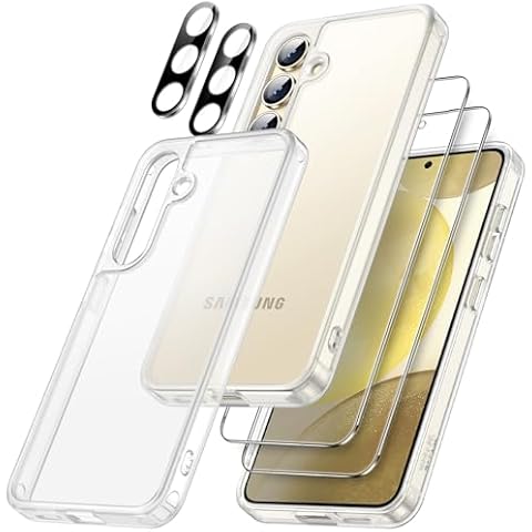 JETech 5 in 1 Matte Case for Galaxy S24 5G Cover