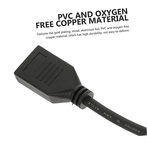 Adaptador cable macho hembra SECFOU de extensión plug and play para pantallas de televisión y PC 4