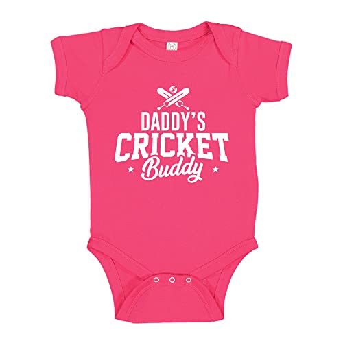 Daddy's Cricket Buddy Baby One Piece Or Toddler T-Shirt for Cricket Dad and Son or Daughter