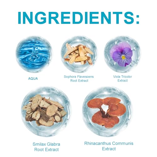 Dry Scalp Shampoo Folliculitis Shampoo, Seborrheic Dermatitis Shampoo, Anti Dandruff Shampoo, Folliculitis Treatment, Dandruff Treatment, with Herbal Essence to Hydrate Hair, Relieve From Itchy - Image 4