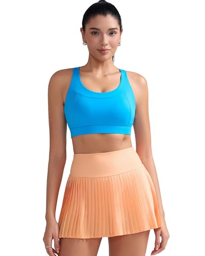 Image of RUNNING GIRL Sports Bras for Women High Support,Racerback Supportive Molded Cup Sports Bra with Sewn in Pads
