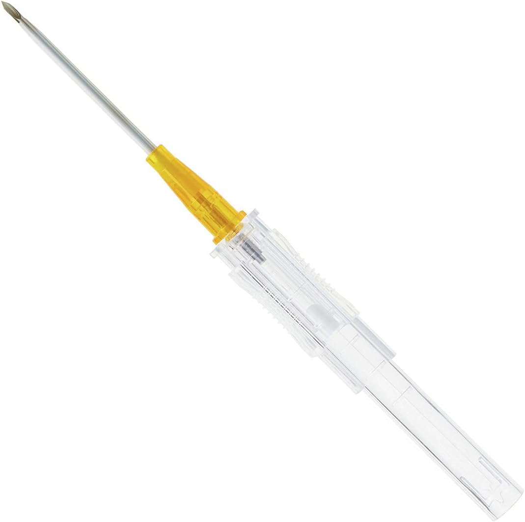 Curaslide XC Safety IV Catheter, 14GA X 1.25" Needle, Case of 200