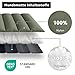 WESTERN HOME WH Hundedecke für Unterwegs Hundedecke Wasserdicht Tragbar Hundematte Outdoor Komfort und Weiches Reisedecke Hund Wasserdicht Camping Hundebett, 110x68 cm (Olive Drab)