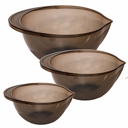 Jaypee plus Plastic Blending Bowl Set of 3, 4 liters, Grey Jaypee plus Plastic Blending Bowl Set of 3, 4 liters, Grey