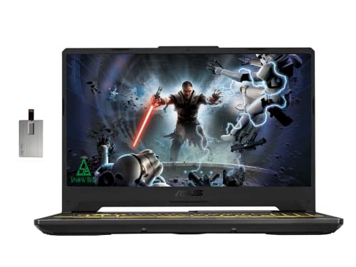 2021 ASUS TUF A15 15.6' FHD 144Hz Gaming Laptop, AMD Ryzen 7-4800H Processor, 32GB RAM, 2TB HDD + 2TB PCIe SSD, Backlit Keyboard, GeForce RTX 1660Ti, HD Webcam, Windows 10, Gray, 32GB USB Card