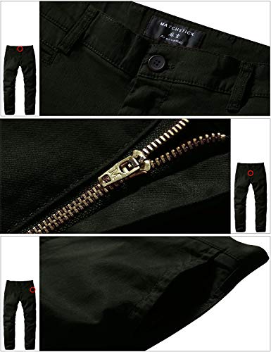 Image of Match Men's Regular Fit Comfort Stretch Casual Chino Pants