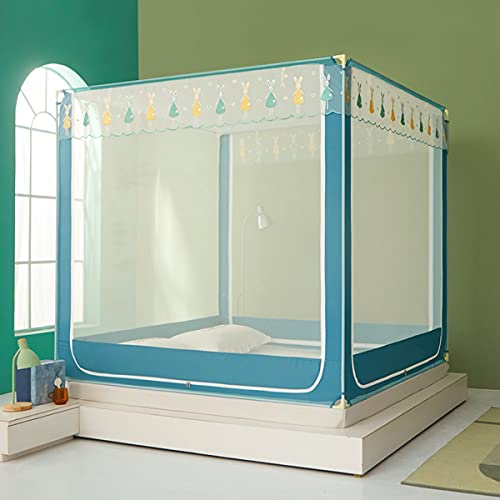 Rideau de lit bleu marine pour transformer votre chambre en oasis de sommeil