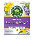 Traditional Medicinals Organic, Smooth Move Tea, Original with Senna - Helps Relieve Constipation Overnight - Kosher, Non-GMO, Caffeine-Free - 32 Tea Bags