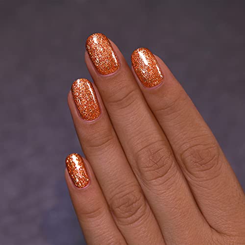 Image of ILNP Trick or Treat - Vivid Orange Holographic Ultra Metallic Nail Polish