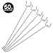 Neiko 53104A 8” Pegboard Hook Organizer Kit, 50 Pack, Hanging Hooks Set for Garage Organization, Great for Wall Hanging and Shelving, Tool Storage, Craft Organizing