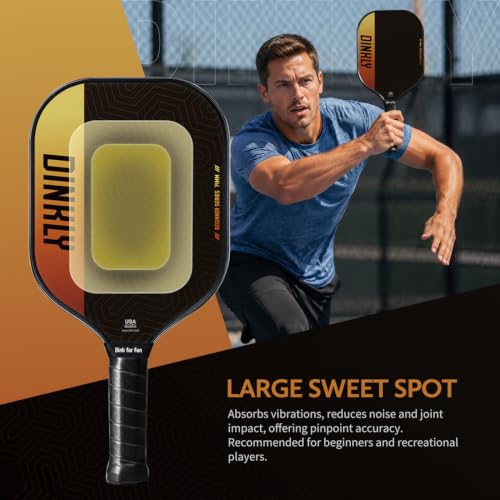 Image of Pickleball Paddles Set of 2 /4- USAPA Approved Graphite /Fiberglass Pickleball Racket, 2 Pickleball Rackets, 4 Balls and 1 Portable Carry Bag, Aesthetic Pickle Ball Set for Men Women Beginners