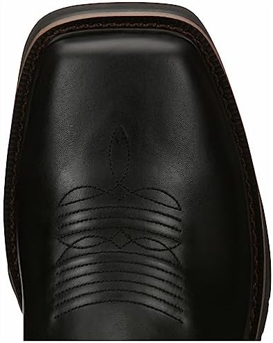 Justin Men's Driller Western Work Boot Composite Toe Black 10.5 EE US | Image 5