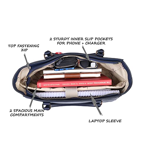 Lavie-Womens-Tonal-Kaley-Tote-Bag-Ladies-Purse-Handbag