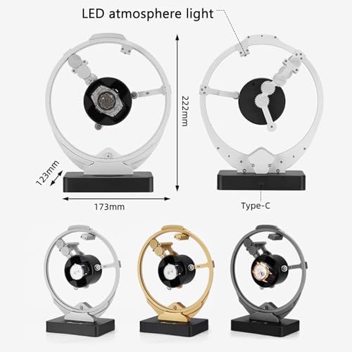 Caja de carga automática de relojes con luz LED y almohada telescópica para relojes de gama alta