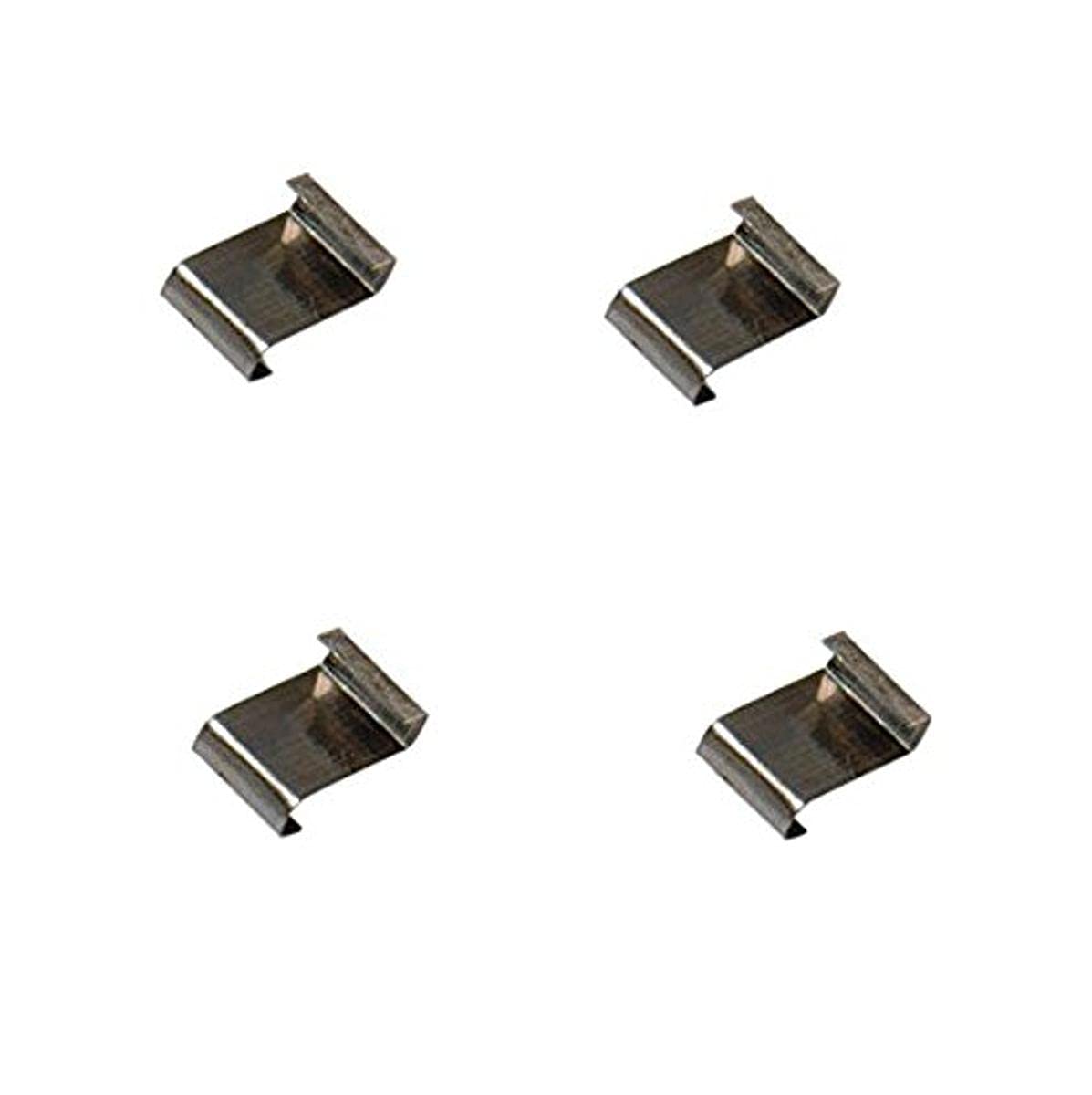Merriway White Bh05305 (20 Pcs) Greenhouse Glazing Clip Lap Z Type - Pack Of 20 Pieces