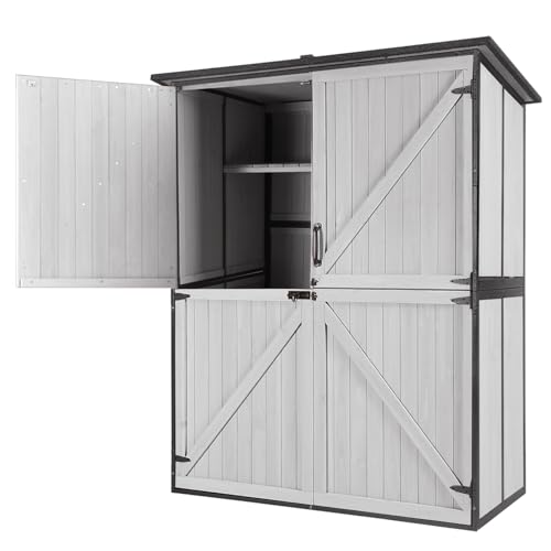 GUTINNEEN White Steel Frame Shed