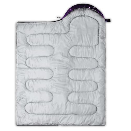 Image of QOOMO Ball Flower Camping Sleeping Bags,3 Season Warm & Cool Weather,Lightweight,Waterproof Sleeping Bags for Adults & Kids,Traveling,and Outdoors,Camping Gear Equipment