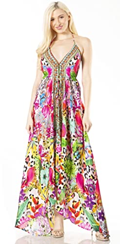 Robe mouchoir haut-bas Sakkas Lizi 2 fluide contre la chaleur
