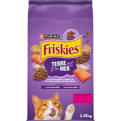 Friskies Surfin' & Turfin' Dry Cat Food - 1.43 kg Bag - Image 3