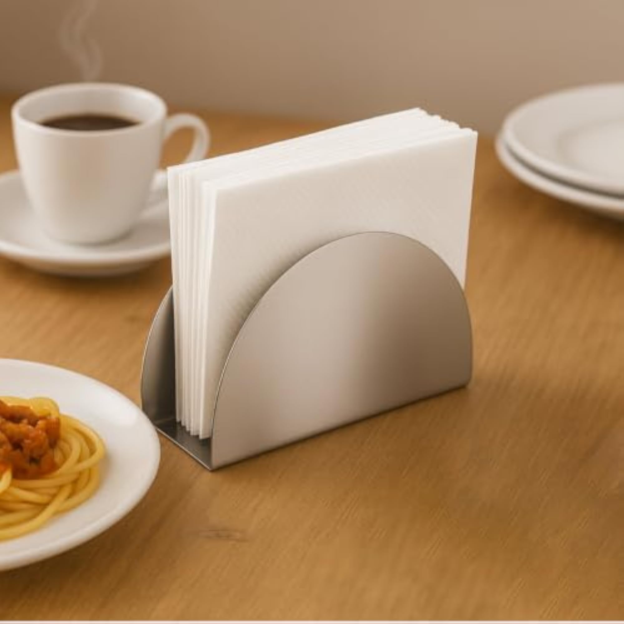 Stainless Steel Napkin Holder Stand for Dining